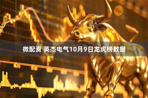 微配资 英杰电气10月9日龙虎榜数据