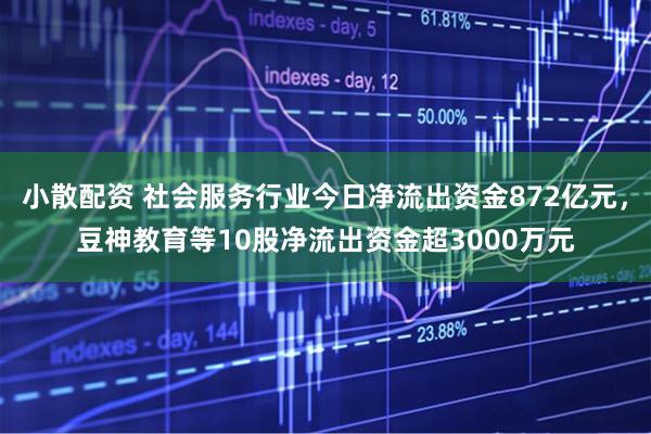 小散配资 社会服务行业今日净流出资金872亿元,豆神教育等10股净流出资金超3000万元