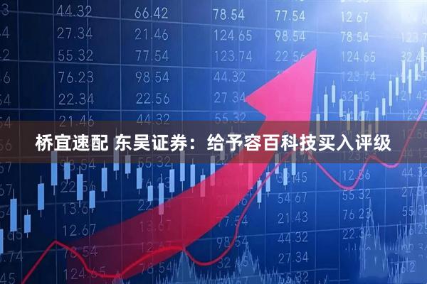 桥宜速配 东吴证券：给予容百科技买入评级
