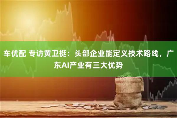 车优配 专访黄卫挺：头部企业能定义技术路线，广东AI产业有三大优势